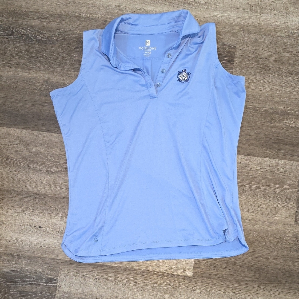 Women's Sky Blue Polo Augusta Country Club Tank Top